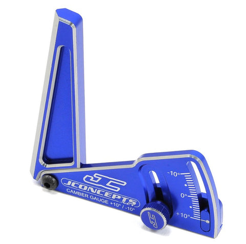 JCO2283-1 JConcepts Aluminum Camber Gauge (85mm) (Blue)-Tools-Mike's Hobby