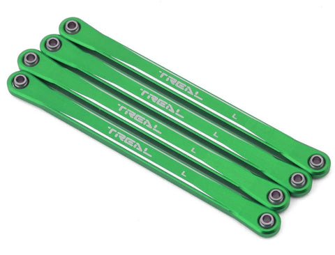 TLHTLMT18-44 Treal Hobby Losi Mini LMT Aluminum Lower Suspension Links (Green) (4)-PARTS-Mike's Hobby