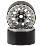 SSD00587 SSD RC 1.9” Slugger Beadlock Wheels (Silver) (2) w/12mm Hex-WHEELS AND TIRES-Mike's Hobby