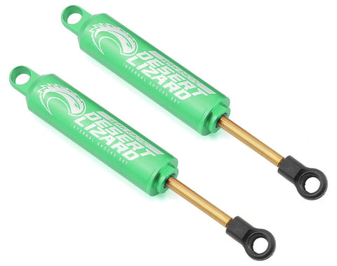 YEA-DDL-090GN Yeah Racing 90mm Desert Lizard Two Stage Internal Spring Shock (2) (Green)-PARTS-Mike's Hobby