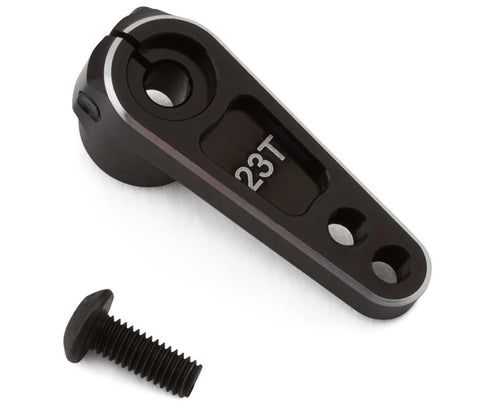 HRASH23TH01 Hot Racing Aluminum 5mm Offset Servo Horn (Black) (23T-KO Propo/JR/Sanwa/Airtronics)-servo accessories-Mike's Hobby