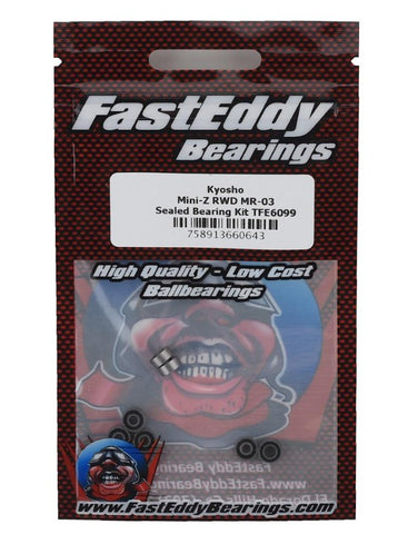 TFE6099 FastEddy Kyosho Mini-Z RWD MR-03 Sealed Bearing Kit-Bearing-Mike's Hobby