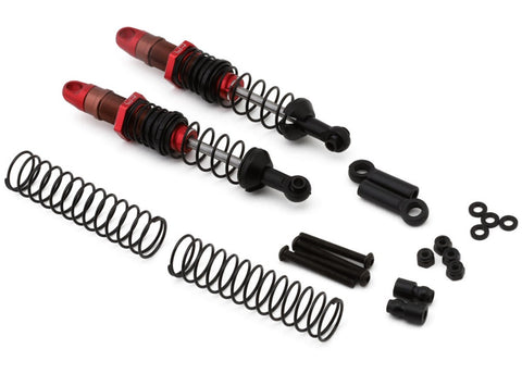 YEA-DDC-090RD Yeah Racing Aluminum Desert Cobra Dual Spring Shocks (Red) (2) (90mm)-Shocks-Mike's Hobby