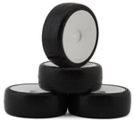 YOKZR-SO40RA Yokomo Sorex Pre-Glued 1/10 Touring Car Tires (White) (4) (40 Shore) (Asphalt Insert) w/12mm Hex-WHEELS AND TIRES-Mike's Hobby