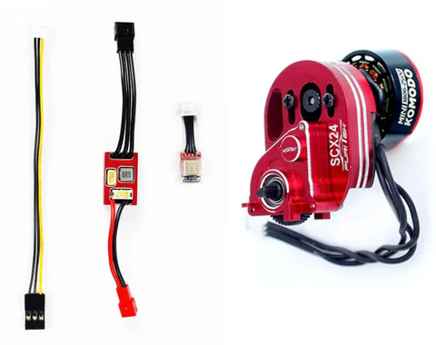FTK-FUR-2638 Furitek Mini Komodo Brushless Motor & MicroPython ESC Crawlmaster Combo for SCX24-ESC AND MOTORS-Mike's Hobby
