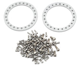 VPS07911 Vanquish Products Method 105 1.9" Beadlock Crawler Wheels (Black/Silver) (2)-WHEELS AND TIRES-Mike's Hobby