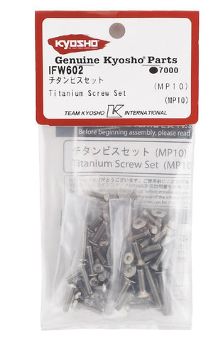 KYOIFW602 Kyosho MP10 Titanium Screw Set-HARDWARE-Mike's Hobby