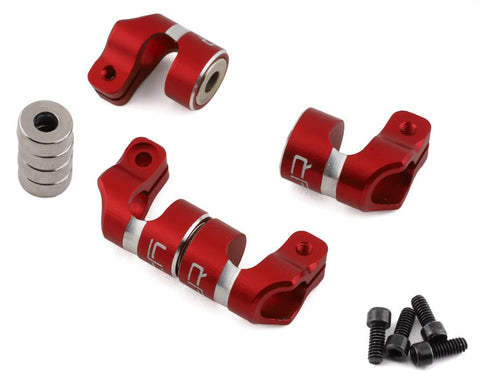 YEA-YA-0533RD Yeah Racing Aluminum Magnetic Body Hole Marker Kit (Red)-painting accessories-Mike's Hobby