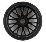 GRPGTX03-XM5 GRP Tires GT - TO3 Revo Belted Pre-Mounted 1/8 Buggy Tires (Black) (2) (XM5) w/FLEX Wheel-WHEELS AND TIRES-Mike's Hobby