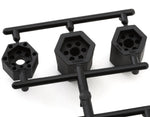 UPG-10005 UpGrade RC Low-Pro BELTED Street Radials 2.8" Pre-Mounted On-Road Tires w/5-Star Wheels (2) (17mm/14mm/12mm Hex)-WHEELS AND TIRES-Mike's Hobby