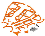 HFB02046OR HackFab Losi Mini-B Bolt-On Sprint Car Cage (Orange)-PARTS-Mike's Hobby