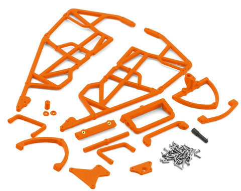 HFB02046OR HackFab Losi Mini-B Bolt-On Sprint Car Cage (Orange)-PARTS-Mike's Hobby