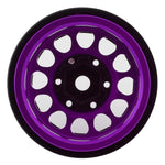 TLHTSCX24-245 Treal Hobby Type I 1.0" Classic 12-Spoke Beadlock Wheels (Purple) (4) (27.2g)-WHEELS AND TIRES-Mike's Hobby