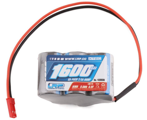 LRP430600 LRP XTEC 5-Cell 6.0V NiMH Hump Receiver Pack (1600mAh)-Hobby Battery-non lipo-Mike's Hobby