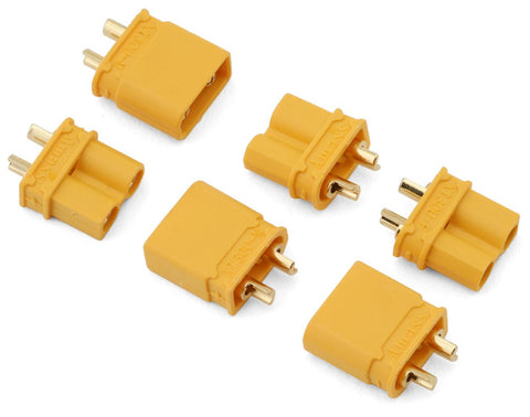 SAMCXT30-003 Samix XT30 Connectors (3 Male/3 Female)-CONNECTORS-Mike's Hobby