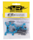 YEA-TATT-010BU Yeah Racing Tamiya TT-02 RWD Aluminum Rear Lower Suspension Arms (Blue) (2)-PARTS-Mike's Hobby