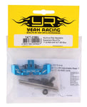 YEA-TATT-019BU Yeah Racing Tamiya TT-02 RWD Aluminum Adjustable Rear Lower Suspension Arm Mount (Blue)-PARTS-Mike's Hobby