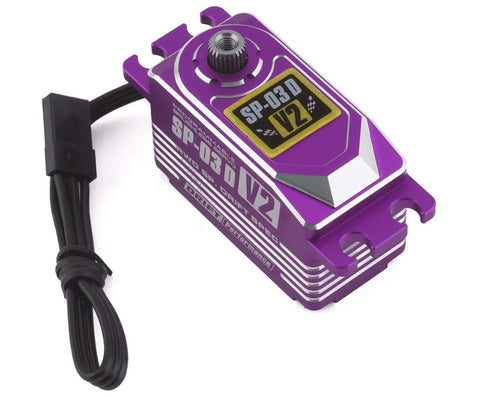YOKSP-03DV2PA Yokomo SP-03 D V2 Programable Brushless Drift Servo (Purple) (High Voltage)-SERVO-Mike's Hobby