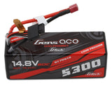 GEA50004S50D Gens Ace G-Tech Smart 4S LiPo Battery 60C (5300mAh/14.8V) w/T-Style Connector-LiPo Battery-Mike's Hobby