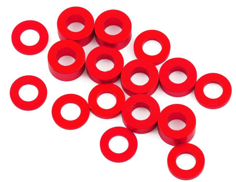 175-18329 175RC Losi 22X-4 Ball Stud Spacer Kit (Red) (16)-HARDWARE-Mike's Hobby