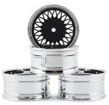 MXS-832103FBK MST 501 Wheel Set (Flat Black) (4) (Offset Changeable) w/12mm Hex-WHEELS AND TIRES-Mike's Hobby