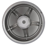RCA-ART-4806TS RC Art SSR Professor SP4 5-Spoke Drift Wheels (Silver) (2) (6mm Offset) w/12mm Hex-WHEELS AND TIRES-Mike's Hobby