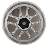 TDW-063BK Topline SSR Agle Minerva 5-Split Spoke Drift Wheels (Black) (2) (6mm Offset) w/12mm Hex-WHEELS AND TIRES-Mike's Hobby