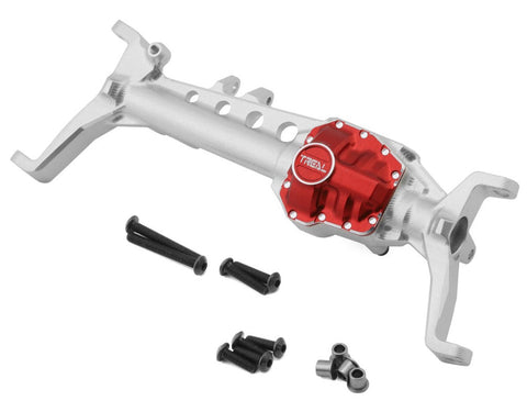TLHTSCX10_III-04 Treal Hobby Axial SCX10 III CNC Aluminum Front Portal Axle Housing (Silver)-PARTS-Mike's Hobby