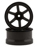 YOKRP-6313T6A Yokomo 12mm Hex Racing Performer High Traction RWD Drift Wheels (Titanium) (2) (6mm Offset)-WHEELS AND TIRES-Mike's Hobby