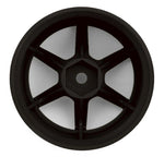 YOKRP-6313T6A Yokomo 12mm Hex Racing Performer High Traction RWD Drift Wheels (Titanium) (2) (6mm Offset)-WHEELS AND TIRES-Mike's Hobby