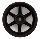 YOKRP-6313T6A Yokomo 12mm Hex Racing Performer High Traction RWD Drift Wheels (Titanium) (2) (6mm Offset)-WHEELS AND TIRES-Mike's Hobby