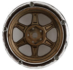 DSC-DE-221 DS Racing Drift Element 6 Spoke Drift Wheels (Bronze & Chrome) (2) (Adjustable Offset) w/12mm Hex-WHEELS AND TIRES-Mike's Hobby