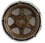 DSC-DE-221 DS Racing Drift Element 6 Spoke Drift Wheels (Bronze & Chrome) (2) (Adjustable Offset) w/12mm Hex-WHEELS AND TIRES-Mike's Hobby
