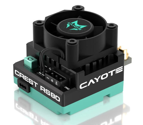 CYEA11003 Cayote Crest RS80 1/10 Stock 80A Sensored Brushless Competition ESC-ESC AND MOTORS-Mike's Hobby