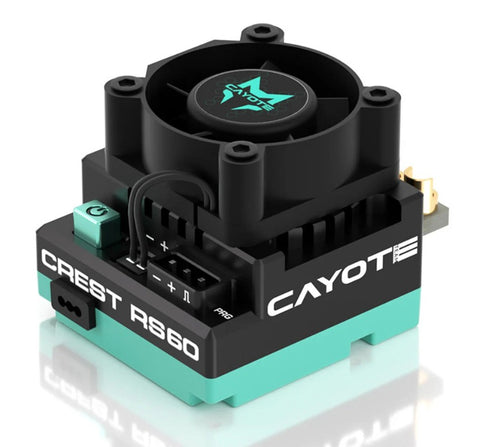 CYEA11004 Cayote Crest RS60 1/10 Stock 60A Sensored Brushless Competition ESC-ESC AND MOTORS-Mike's Hobby