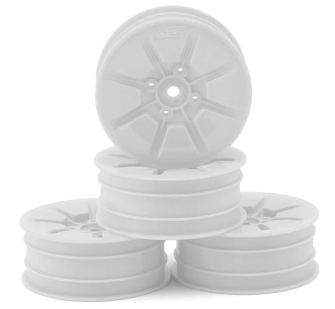 JCO3465W JConcepts Pioneer 2.2 2WD Front Buggy Wheels (White) (4) w/12mm Hex-WHEELS AND TIRES-Mike's Hobby