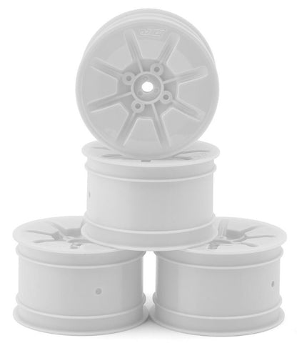 JCO3466W JConcepts Pioneer 2.2 Rear Buggy Wheels (White) (4) w/12mm Hex-WHEELS AND TIRES-Mike's Hobby