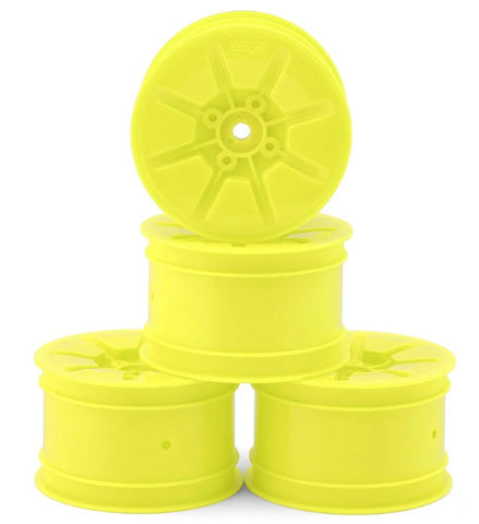 JCO3466Y JConcepts Pioneer 2.2 Rear Buggy Wheels (Yellow) (4) w/12mm Hex-WHEELS AND TIRES-Mike's Hobby