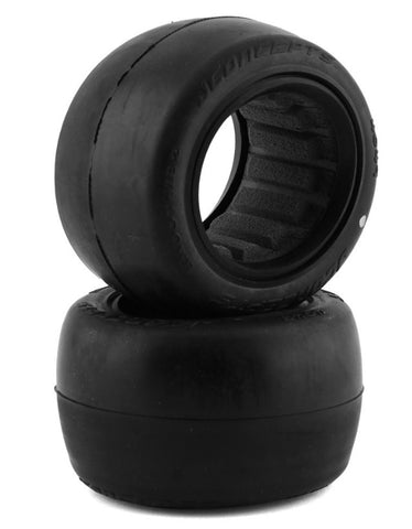 JCO4049-06 JConcepts Smoothie 2 LP 2.2" Slick Truck Tires (2) (Silver)-WHEELS AND TIRES-Mike's Hobby