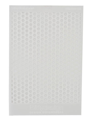 BDYSTC-001 Bittydesign Vinyl Paint Stencil (Holes)-painting accessories-Mike's Hobby