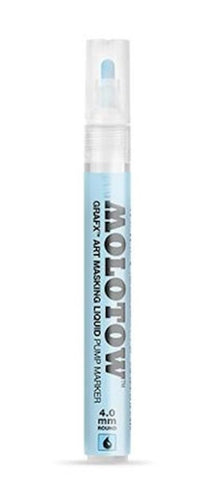 MLW728002 Molotow GRAFX Masking Fluid Pump Marker w/4mm Tip-painting accessories-Mike's Hobby