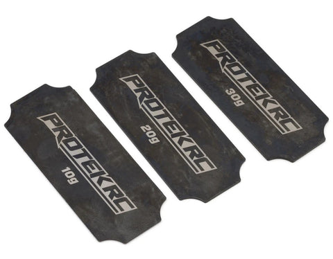 PTK-5077 ProTek RC Battery Weight Set for Spencer Rivkin Edition Battery (10g, 20g & 30g)-PARTS-Mike's Hobby