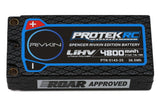 PTK-5143-25 ProTek RC Spencer Rivkin 2S 130C Low IR Si-Graphene + HV ULCG Shorty LiPo Battery (7.6V/4800mAh) w/5mm Connectors (ROAR Approved)-LiPo Battery-Mike's Hobby