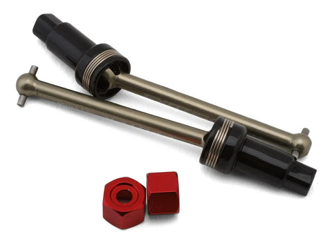 EXO2320 Exotek Losi® NASCAR/Arrma Mojave Aluminum 41mm Rear CVD Driveshafts & Hexes Set-PARTS-Mike's Hobby