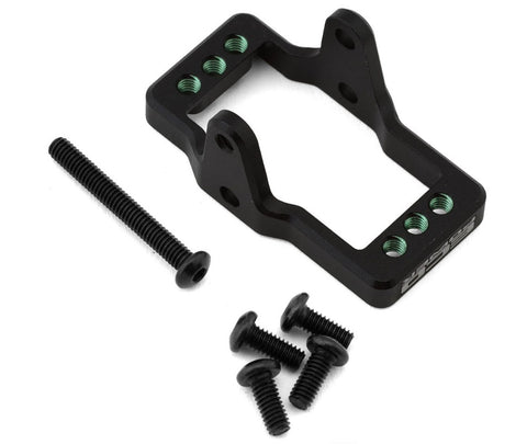 ECP-3072 EcoPower CNC-Machined Aluminum Servo Mount for Traxxas™ TRX-4M (Black & Green)-servo accessories-Mike's Hobby