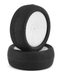 JCO40181691 JConcepts Smoothie 2 2.2" Pre-Mounted 2WD Front Buggy Tires (White) (2) (Silver) w/12mm Hex-WHEELS AND TIRES-Mike's Hobby