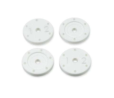 TKR6136 – Shock Piston Set (flat/flat, all 16mm shocks, 6×1.2, 4pcs)-PARTS-Mike's Hobby