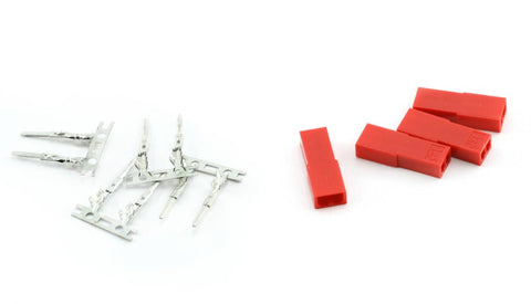 PTK-5011 ProTek RC Female JST Style Connectors (4)-CONNECTORS-Mike's Hobby
