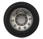 RER24112 Redcat Custom Hauler Front Pre-Mounted Tires (Chrome) (2)-WHEELS AND TIRES-Mike's Hobby