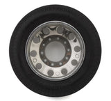 RER24112 Redcat Custom Hauler Front Pre-Mounted Tires (Chrome) (2)-WHEELS AND TIRES-Mike's Hobby